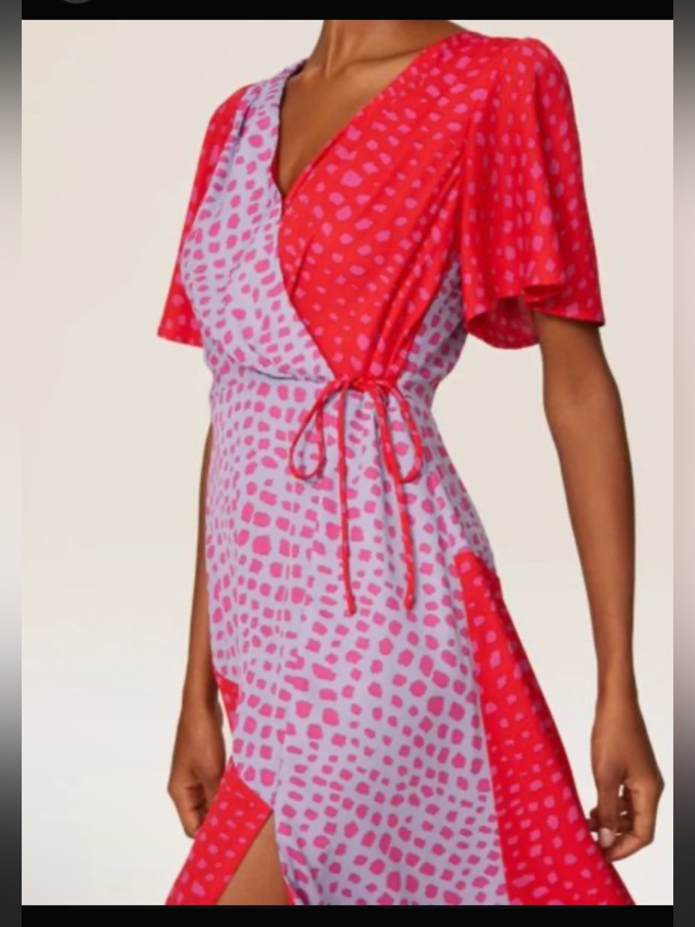 Adelyn Rae RTR Wrap Midi Dress - Asymmetrical - Picture 2 of 16